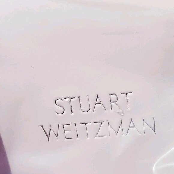 Stuart Weitzman Veruka Leather Lace Up Combat Boots Size 7.5 - Picture 10 of 10